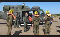 decimo in volo sull elicottero pronti a ricerca dispersi e soccorso