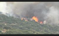 incendi rinforzo per le squadre di soccorso roghi a bono e siurgus