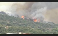 montiferru rischio incendi rinforzate le squadre di soccorso