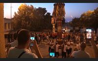 sassari l ottava dei candelieri chiude i festaggiamenti i ceri nelle loro cappelle