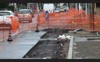 cagliari in viale marconi lavori sull asfalto rinviati a domani per pioggia