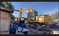 cagliari sgomberato il campo nomadi di via san paolo al via la bonifica