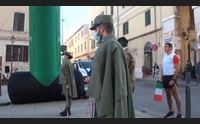sassari una staffetta per celebrare il centenario del milite ignoto
