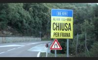 l orientale bloccata per frana dorgali e l ogliastra riapertura in tempi brevi
