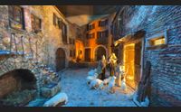cagliari al bastione in mostra diorami e opere sacre a tema presepiale