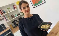 gnocchi di ricotta con crema di cipolle