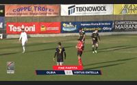 olbia ancora a secco di punti l entella vince con un gol nel finale