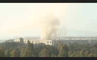 arborea esplosione e incendio fiamme nell impianto dei rifiuti