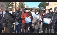 burcei scende in massa a cagliari per chiedere un medico di base