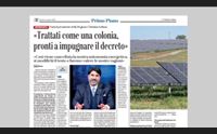energia solinas sfida il governo decreto da impugnare iniquo e rischioso