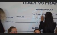 tennis billie jean king cup il primo match sar paolini cornet