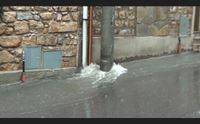 bomba d acqua nel medio campidano violenta grandinata a guspini