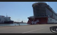 cagliari numeri record per la navi da crociera con i 278 metri della virgin
