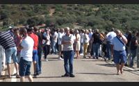 oschiri la protesta sul ponte diana la gente cos il paese muore
