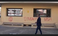 olbia cgil nel mirino scritte minacciose contro il leader landini