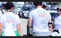 cagliari i volontari sulla sella del diavolo scatta il clean up
