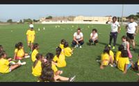 tortol le baby calciatrici in campo scuola di socialit a 5 anni