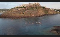 sup in the night alla scoperta di castelsardo dal mare