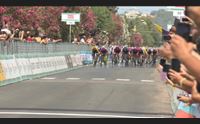 ciclismo giro rosa seconda tappa tra villasimius e tortol