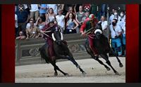 da pozzomaggiore a siena i cavalli primo e secondo al palio di siena
