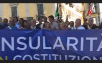 insularit riformatori e primi cittadini festeggiano in piazza