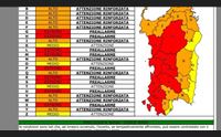 caldo e vento allerta rossa per gli incendi nella sardegna centro occidentale