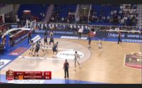 basket supercoppa la dinamo vince ed in finale battuta tortona 84 a 83