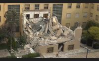 cagliari un mese fa il crollo all universit proseguono le indagini