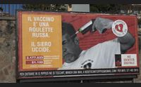 nuoro il sindaco straccia il cartellone no vax incompatibile
