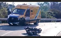 siliqua tragedia sulla statale 293 muore motociclista di 52 anni