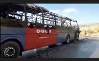 pullman in fiamme a lotozrai nel nuorese vandalizzati i nuovi mezzi dell arst