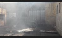cagliari maxi incendio in via riva di ponente distrutto il rifugio per stranieri