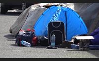 cagliari dopo il rogo nel dormitorio abusivo accampamento a la playa