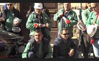 eurallumina operai in piazza dateci il gas regione fabbrica strategica