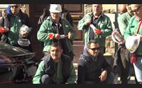 eurallumina operai in piazza dateci il gas regione fabbrica strategica
