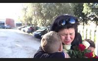 san vero milis maestra marisa riabbraccia i suoi alunni grande emozione