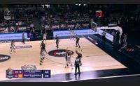 virtus bologna dinamo 86 69 i sassaresi reggono solo tre quarti