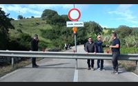 maltempo nel meilogu crolli in un ponte banari resta isolata