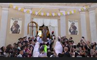 arbus la festa di sant antonio con la processione pi lunga d europa