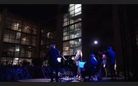 olbia claudia gerini in scena per ricordare franco califano