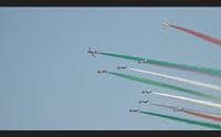 frecce tricolori al poetto uno spettacolo per centomila persone