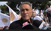 no eolico corteo a cagliari la sardegna non sia terra di conquista