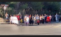 alghero corteo per chiedere una sanit