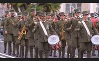 4 novembre l abbraccio alla banda dei dimonios e alle frecce tricolori