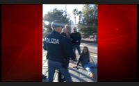 cagliari via roma bloccata denunce per gli attivisti di ultima generazione