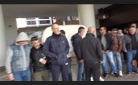 la protesta degli ex lavoratori del porto canale lo scalo deve ripartire