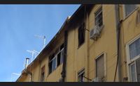 cagliari alba di fiamme e paura a san michele incendio in una palazzina