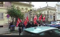sassari protesta dei fantasmi del tribunale fonici trascrittori e stenotipisti forensi