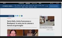 ilaria salis via al processo in ungheria in catene davanti ai giudici