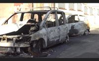 settimo san pietro incendio auto nella notte bimba in ospedale